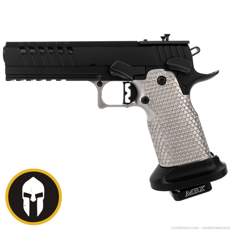 Masterpiece Arms DS9 LOC DS 1911 - 5" Bbl (9mm) RMR Footprint - BLK/Silver-img-0