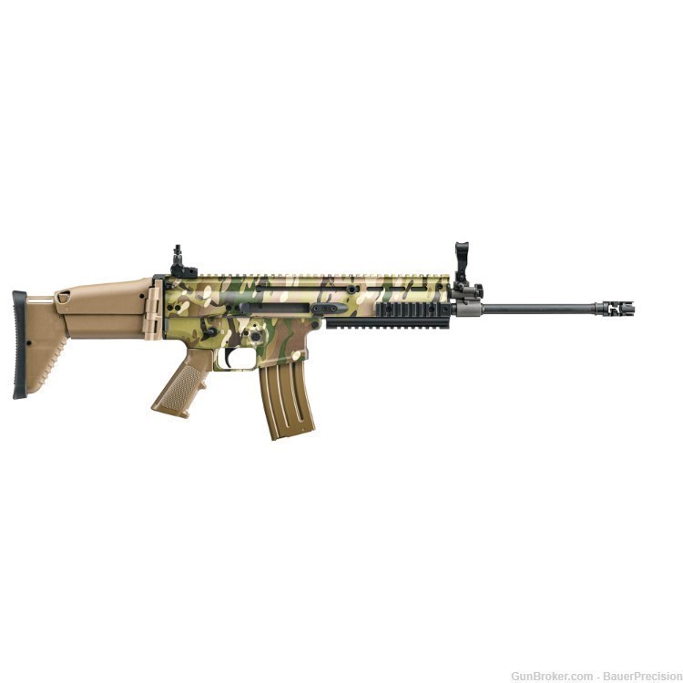 FN America SCAR 16S NRCH 5.56 NATO 16" Barrel MultiCam 30 Rd 38-101307*-img-0