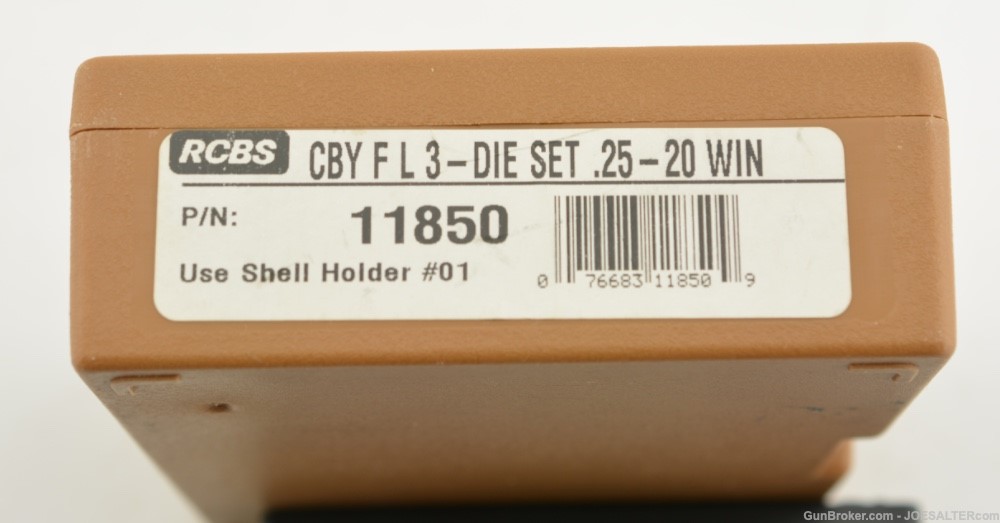 RCBS  CBY FL 3 Die Set 25-20 Winchester-img-2