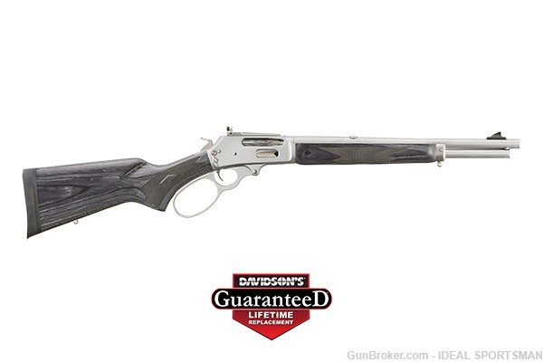MARLIN 336 TRAPPER 30-30 SATIN STAINLESS THREADED 70906 RARE BRAND NEW-img-0