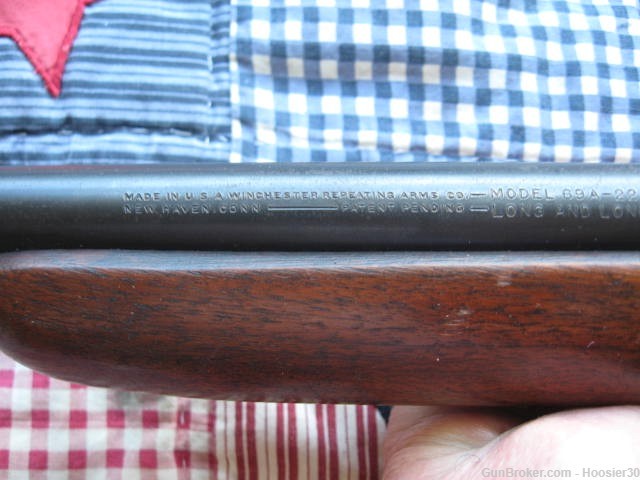 Winchester 69 (69A) 22 S-L-LR Mfg. 1935-63 Nice wood!-img-16