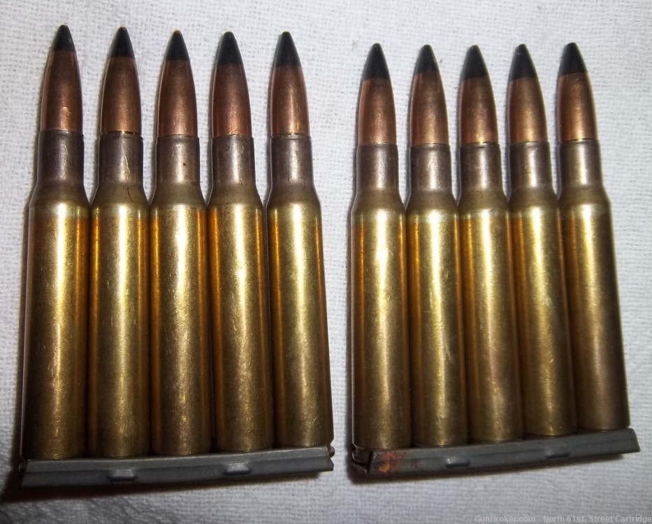 .30-06 AP, TWO 1942 FULL CLIPS: LOT #2 .WE OFFER LAYAWAY,PAYPAL,LOW UPS! -img-0