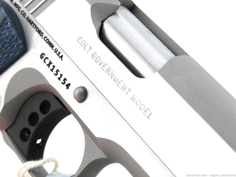 PENNY AUCTION! COLT 1911 GOLD CUP TROPHY 45acp 5" Gov Model SS SKU: o5070XE-img-5