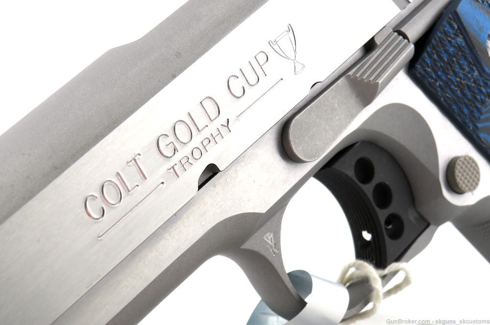PENNY AUCTION! COLT 1911 GOLD CUP TROPHY 45acp 5" Gov Model SS SKU: o5070XE-img-2