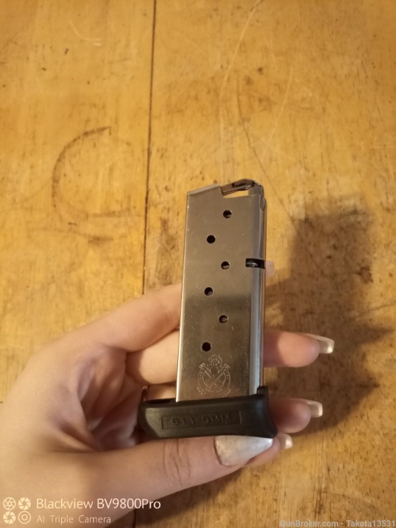 Factory Springfield Armory 911 7rd 9mm Magazine w/ Pinky Extension -img-0