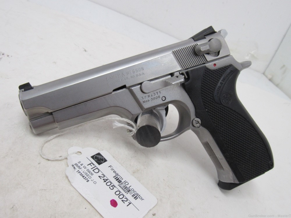 Smith & Wesson 5906 9mm $.01 Start No Reserve Pre-Ban Mfg 1990-img-0