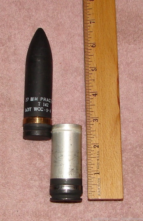 27MM WCC-OLIN MFG. Unknown Experimental Cannon Round/INERT-img-3