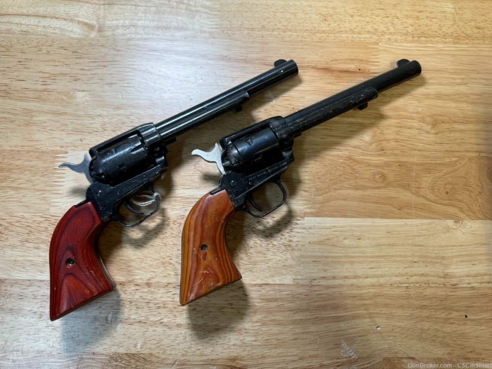 2 Heritage Arms Rough Rider Revolvers, 1 Price bid takes both! .22LR & .22M-img-0