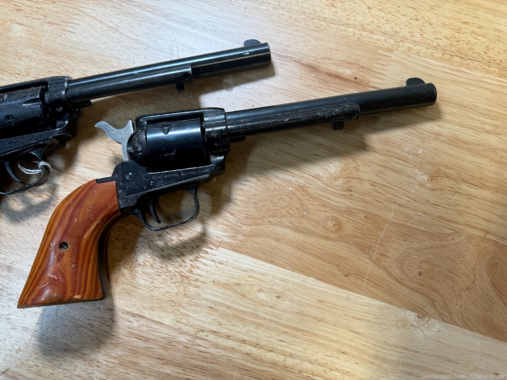 2 Heritage Arms Rough Rider Revolvers, 1 Price bid takes both! .22LR & .22M-img-1
