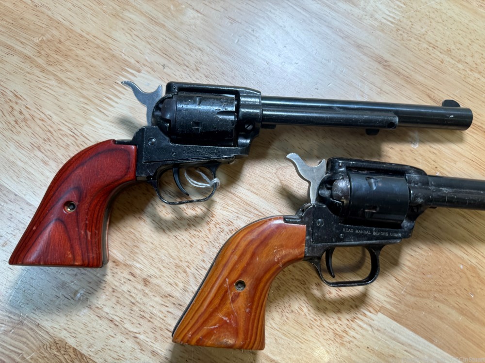 2 Heritage Arms Rough Rider Revolvers, 1 Price bid takes both! .22LR & .22M-img-2