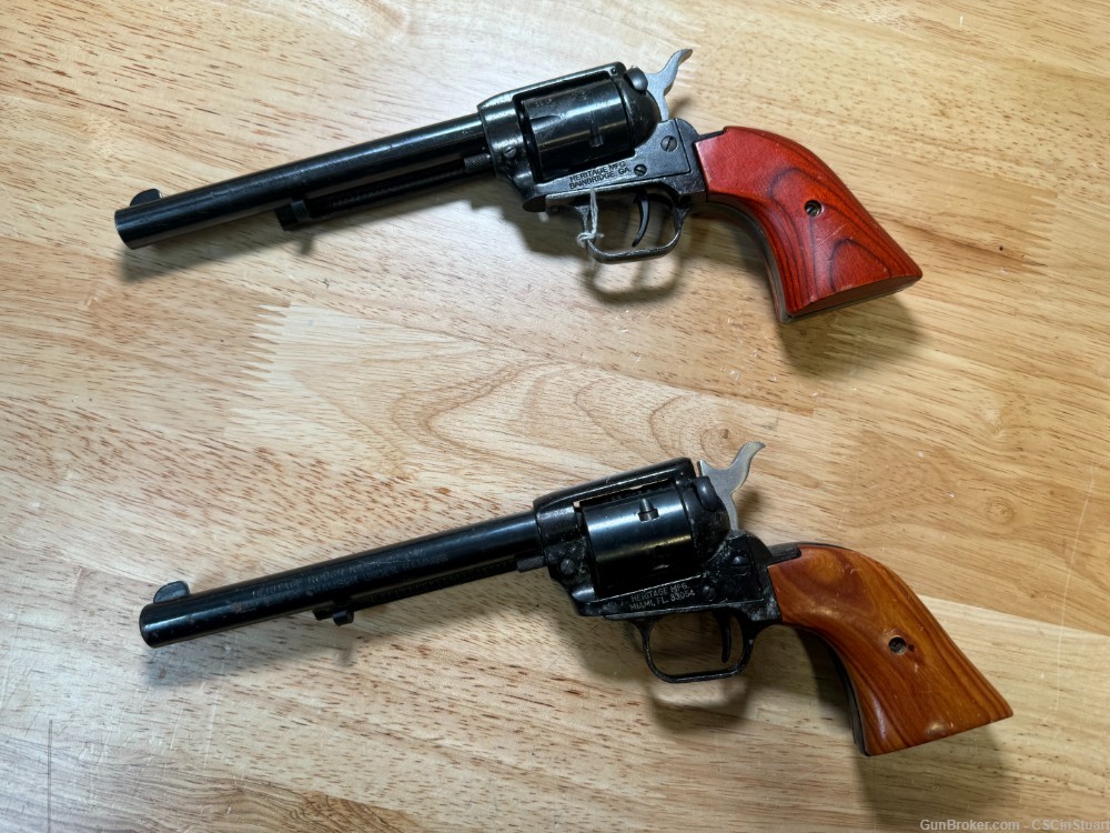 2 Heritage Arms Rough Rider Revolvers, 1 Price bid takes both! .22LR & .22M-img-3