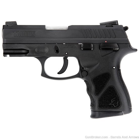 Taurus 1-TH40C031 TH40C Semi Auto Pistol 40 S&W Compact, Black 3.54" BBL-img-0