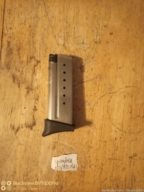 Factory Springfield Armory XDS/XDS Mod 2 7rd 9mm Magazine w/Pinky Extension-img-0