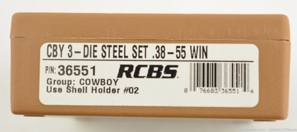 RCBS  CBY FL 3 Die Set 38-55 Winchester #36551-img-2