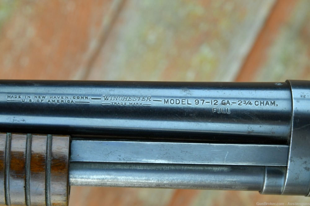 FINE Winchester Model 1897 Shotgun - 12 GA -*NICE ORIG. BLUE*-img-8