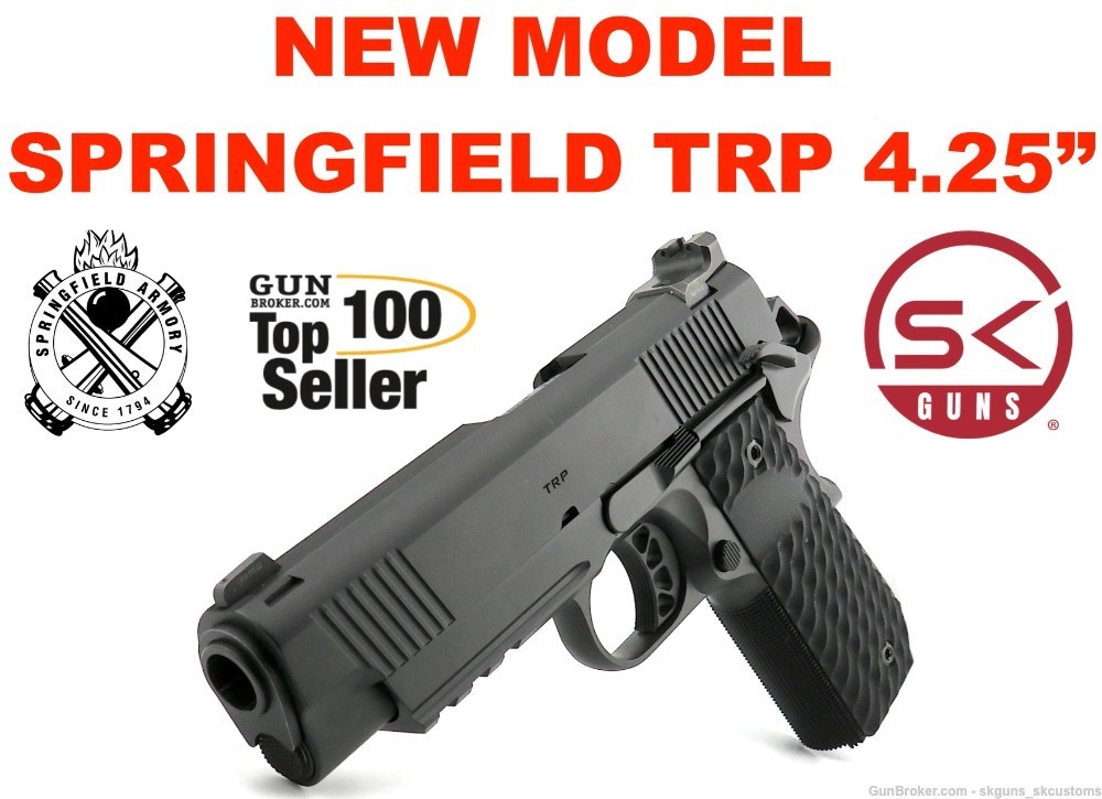 PENNY! NEW SPRINGFIELD 1911 TRP 4.25" TACTICAL RAIL x3 MAGS PC9124LR-CC-img-0