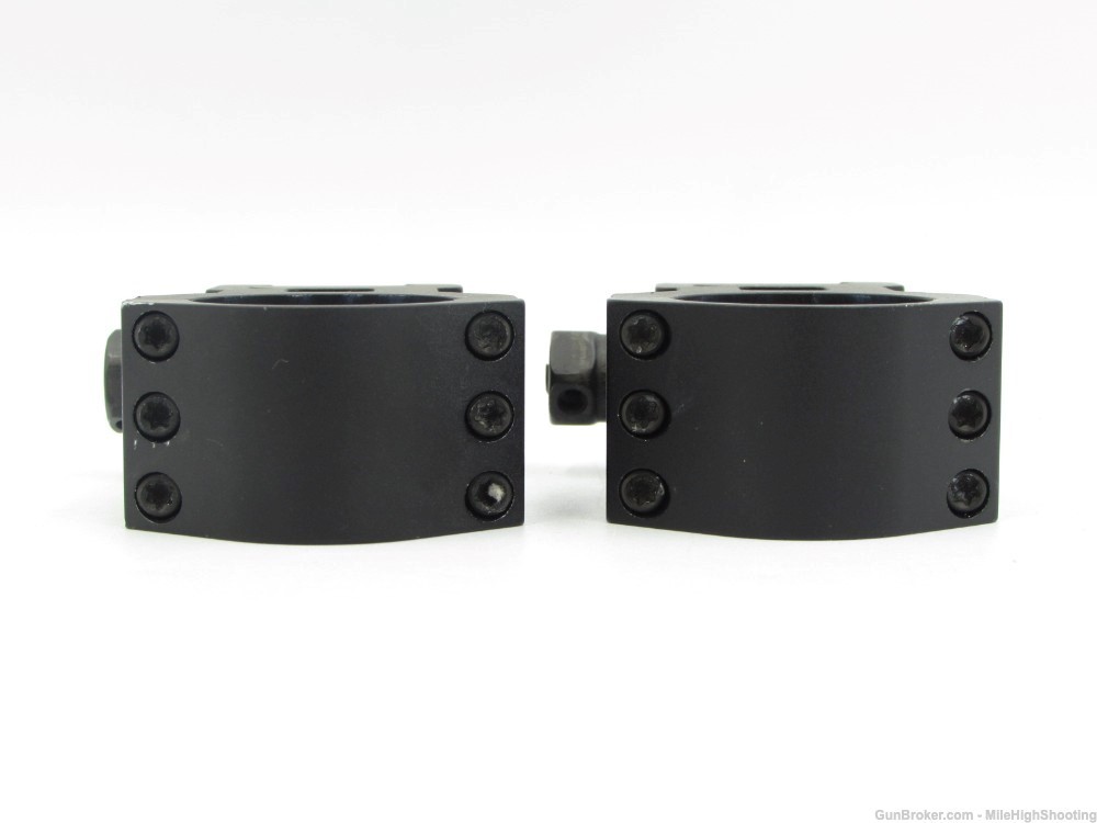 Used: 30MM Scope Rings 1.65" High, 6-screw, Picatinny, Black Anodize-img-10