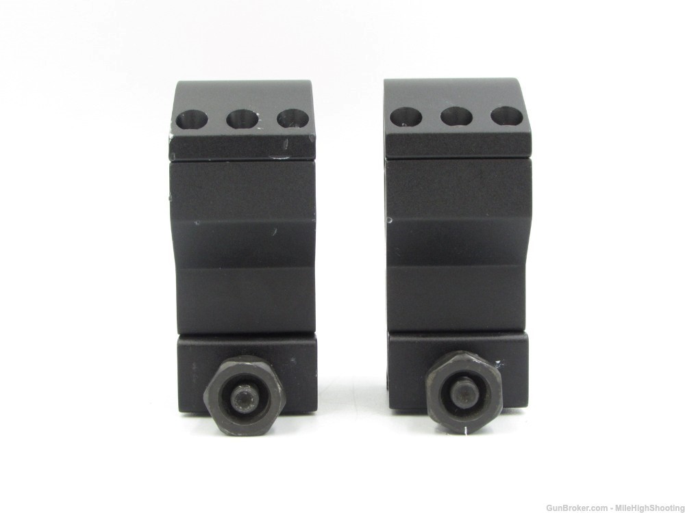 Used: 30MM Scope Rings 1.65" High, 6-screw, Picatinny, Black Anodize-img-7
