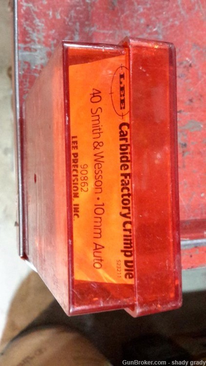 lee carbide factory crimp die 40 s&w 10mm auto-img-1