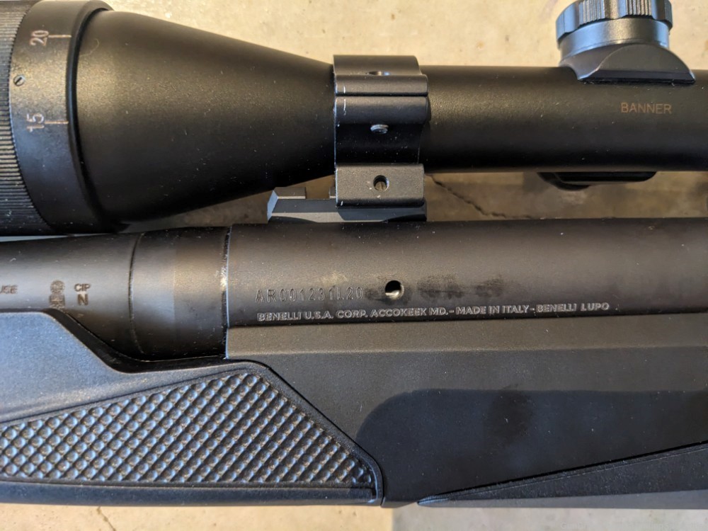 EXCELLENT Benelli Lupo .30-06 Springfield Bole Action THREADED 22"  scope-img-12