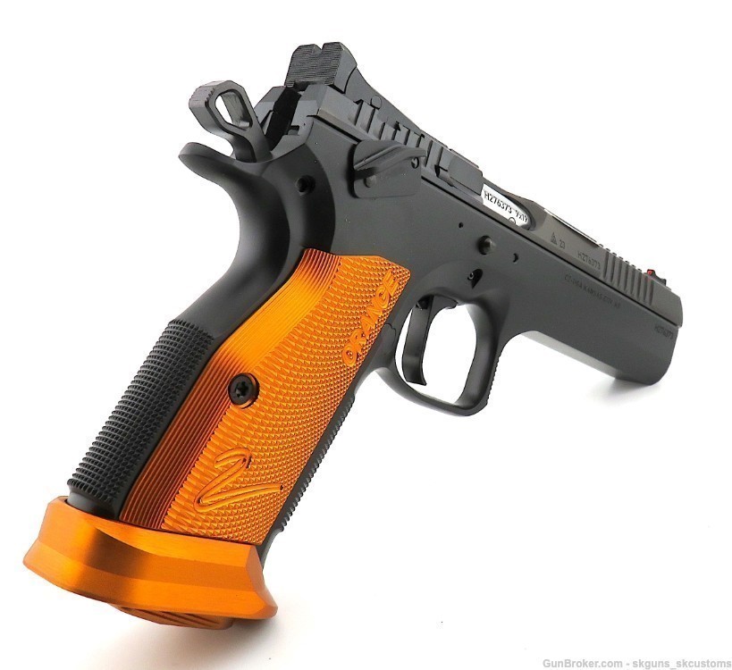 PENNY AUCTION! NEW MODEL CZ TS 2 ORANGE 9mm 20rds x3 MAGS SKU: 91266-img-7
