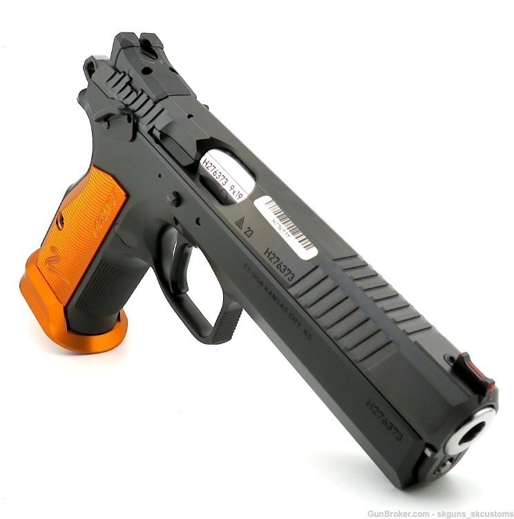 PENNY AUCTION! NEW MODEL CZ TS 2 ORANGE 9mm 20rds x3 MAGS SKU: 91266-img-8