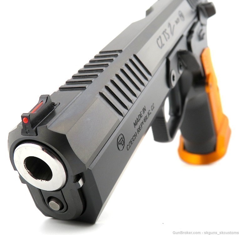PENNY AUCTION! NEW MODEL CZ TS 2 ORANGE 9mm 20rds x3 MAGS SKU: 91266-img-2