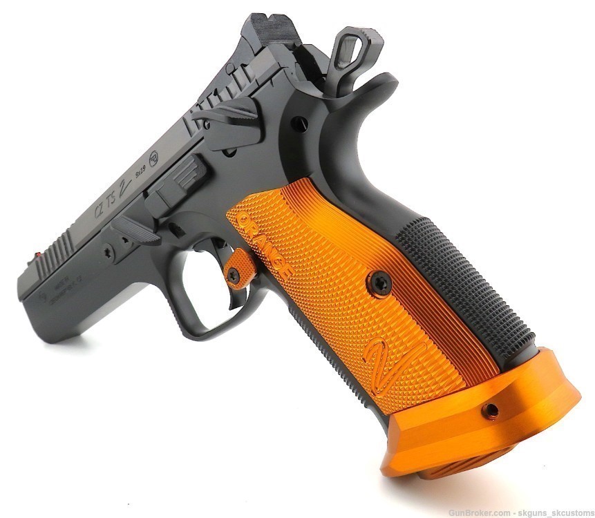 PENNY AUCTION! NEW MODEL CZ TS 2 ORANGE 9mm 20rds x3 MAGS SKU: 91266-img-5