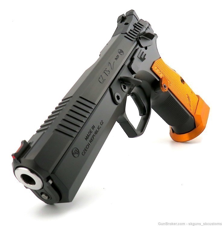 PENNY AUCTION! NEW MODEL CZ TS 2 ORANGE 9mm 20rds x3 MAGS SKU: 91266-img-16