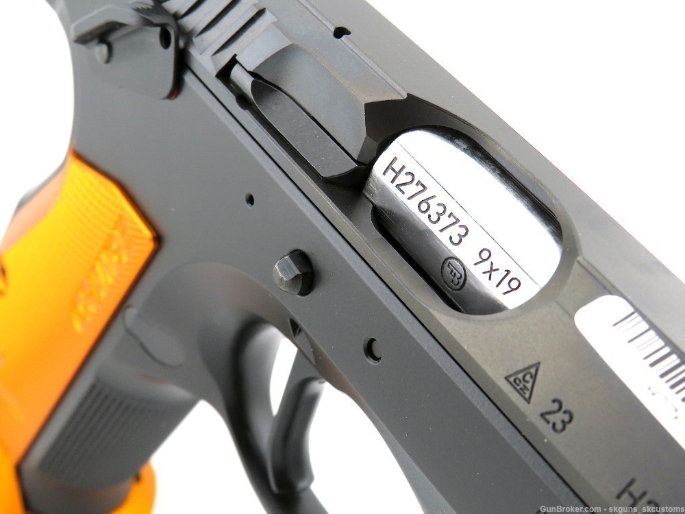 PENNY AUCTION! NEW MODEL CZ TS 2 ORANGE 9mm 20rds x3 MAGS SKU: 91266-img-11