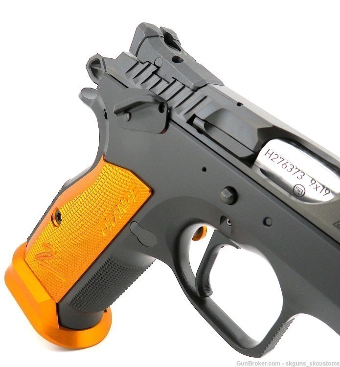 PENNY AUCTION! NEW MODEL CZ TS 2 ORANGE 9mm 20rds x3 MAGS SKU: 91266-img-10