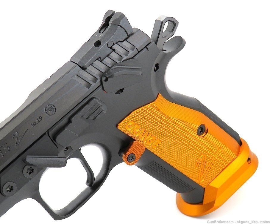 PENNY AUCTION! NEW MODEL CZ TS 2 ORANGE 9mm 20rds x3 MAGS SKU: 91266-img-4