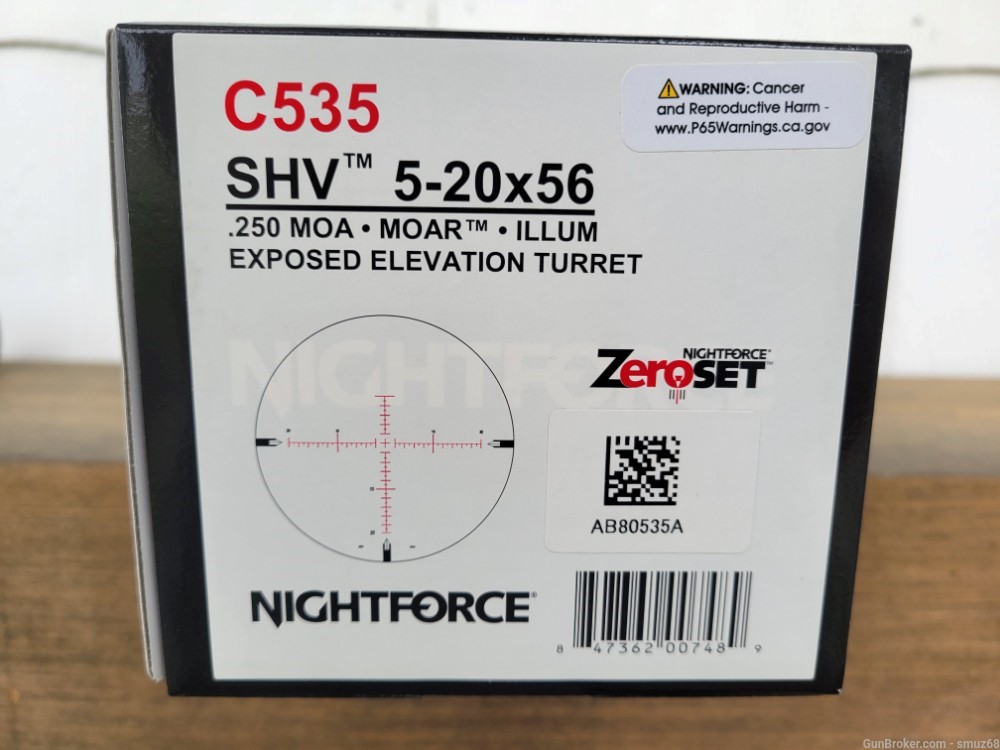 Nightforce SHV 5-20x56 MOAR Recticle illum C535-img-1