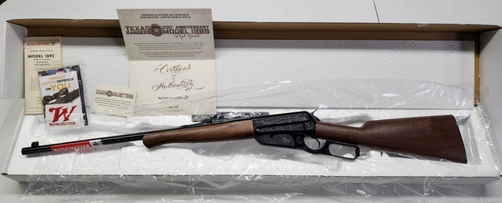 Winchester 1895 Texas Ranger 200th Anniversary High Grade 30-06 22" bbl New-img-1