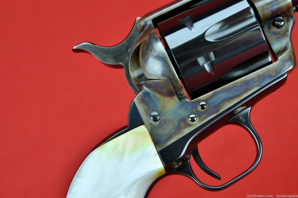 MINTY, EARLY 3rd Gen Colt Single Action Army - .45 - *REAL MOTHER OF PEARL*-img-27