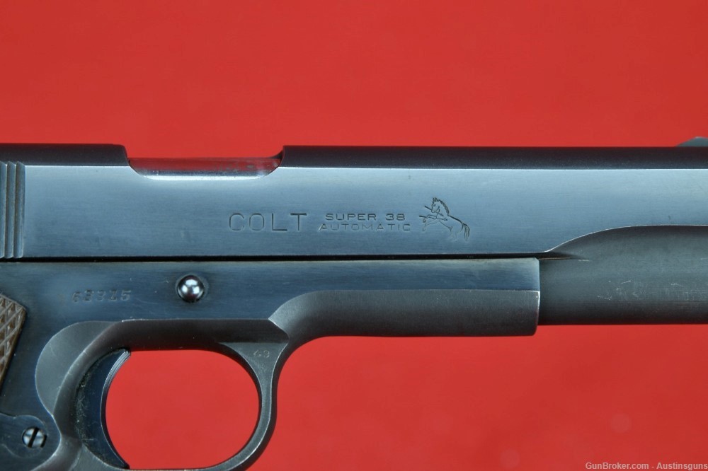 MINTY, EARLY Pre-70 Series Colt - 38 Super - “FAT BARREL” - 1911-img-7