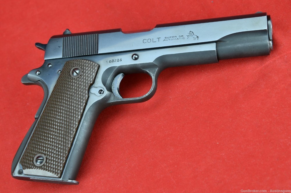 MINTY, EARLY Pre-70 Series Colt - 38 Super - “FAT BARREL” - 1911-img-47