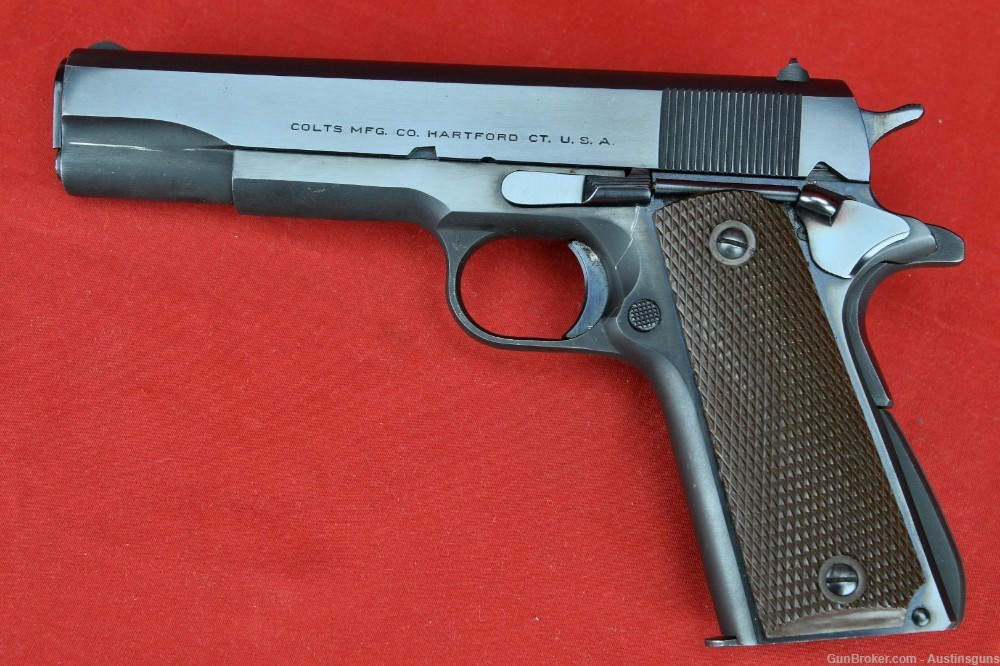 MINTY, EARLY Pre-70 Series Colt - 38 Super - “FAT BARREL” - 1911-img-1