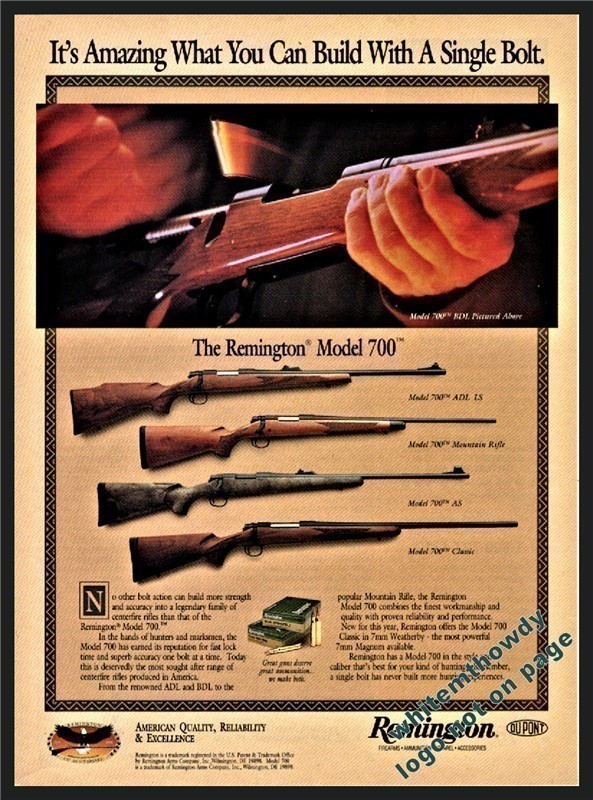 1991 REMINGTON 700 ADL LSMountainAS Rifle AD-img-0