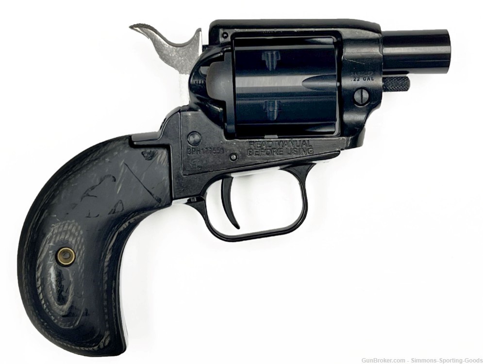 Heritage Barkeep (BK22B1BHBD) 1.68" 22LR 6Rd Boot Revolver - Black-img-1