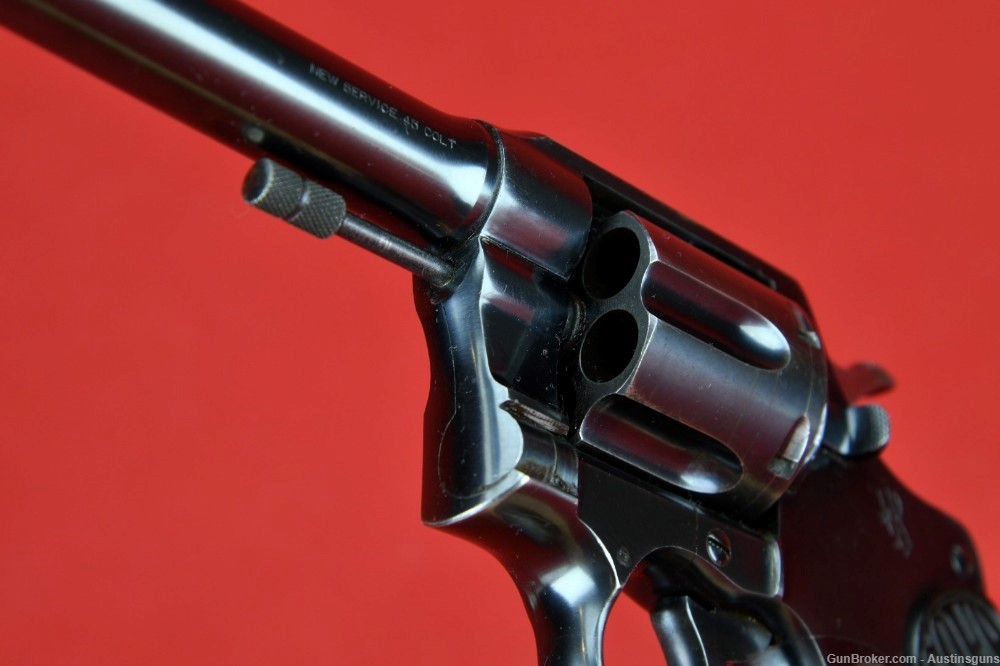 FINE, ORIGINAL Colt New Service DA Revolver - .45 LC-img-10