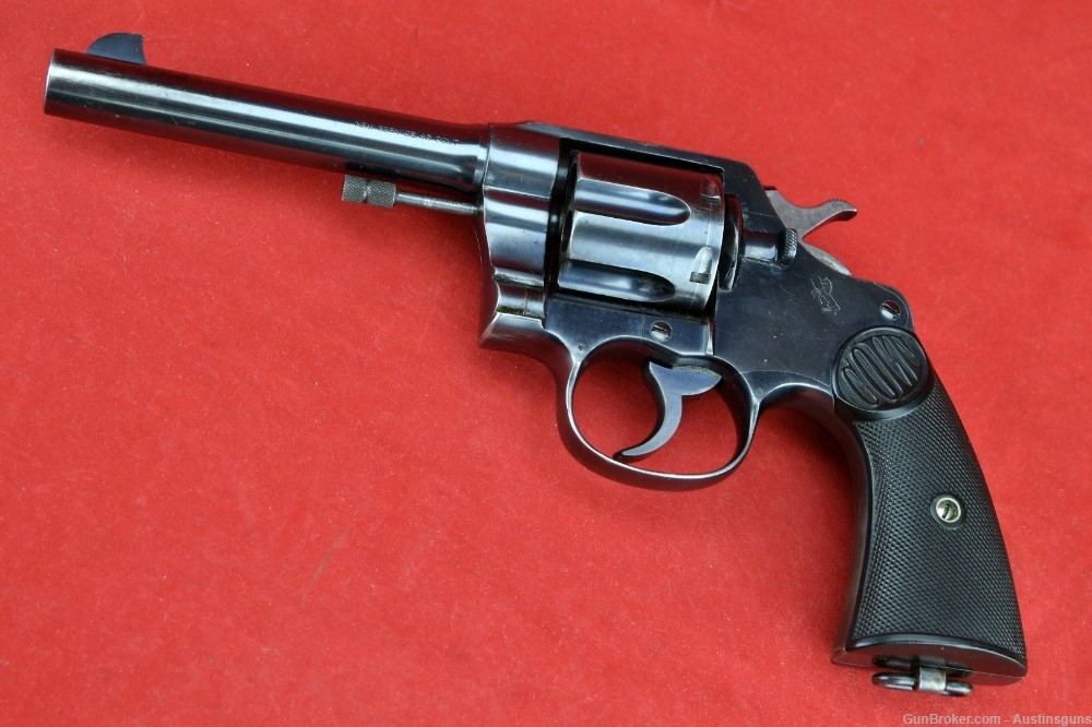 FINE, ORIGINAL Colt New Service DA Revolver - .45 LC-img-42