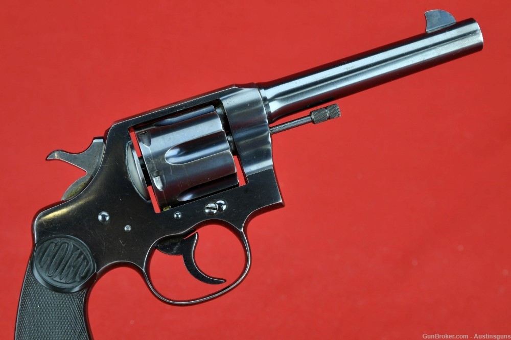 FINE, ORIGINAL Colt New Service DA Revolver - .45 LC-img-19