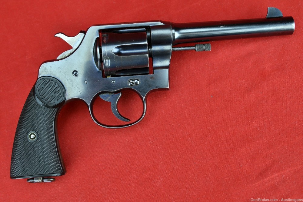 FINE, ORIGINAL Colt New Service DA Revolver - .45 LC-img-1