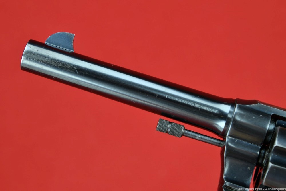 FINE, ORIGINAL Colt New Service DA Revolver - .45 LC-img-14