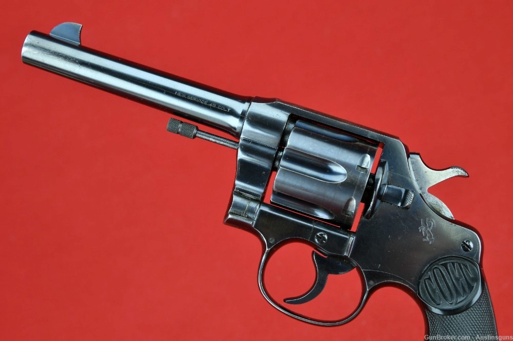 FINE, ORIGINAL Colt New Service DA Revolver - .45 LC-img-3