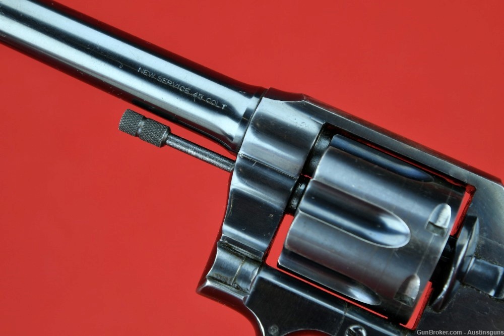 FINE, ORIGINAL Colt New Service DA Revolver - .45 LC-img-6