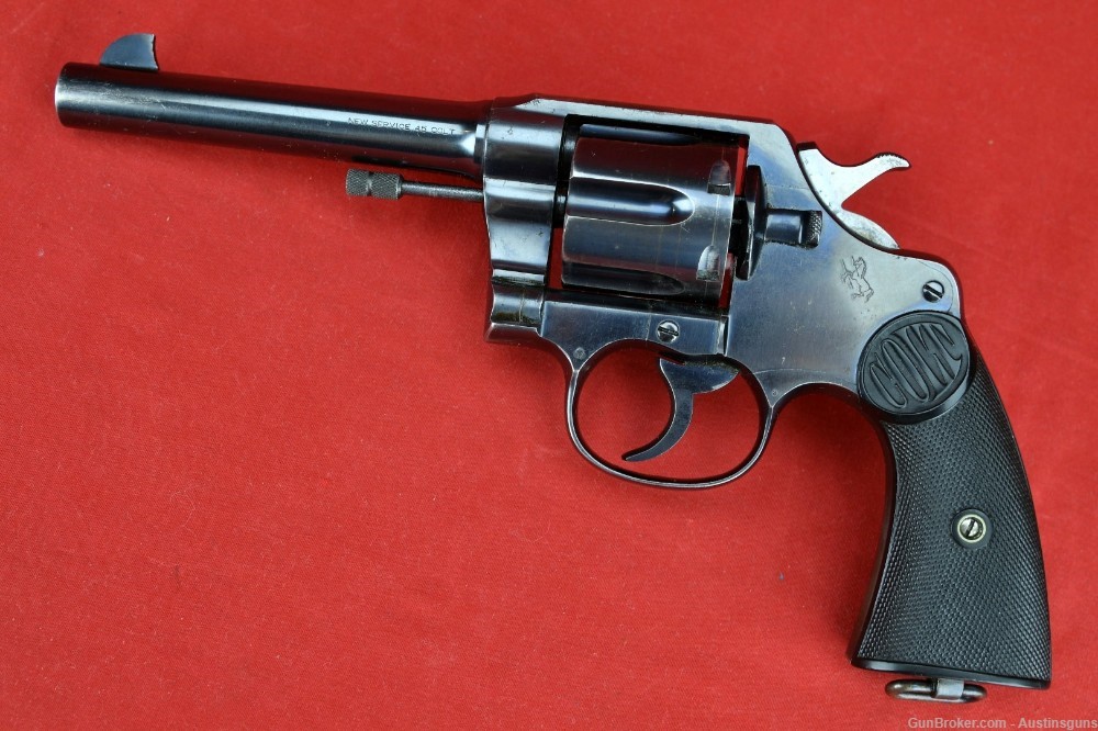 FINE, ORIGINAL Colt New Service DA Revolver - .45 LC-img-0