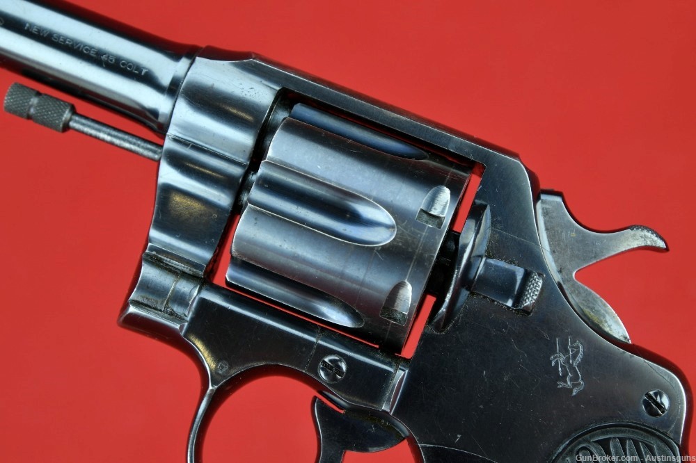 FINE, ORIGINAL Colt New Service DA Revolver - .45 LC-img-5