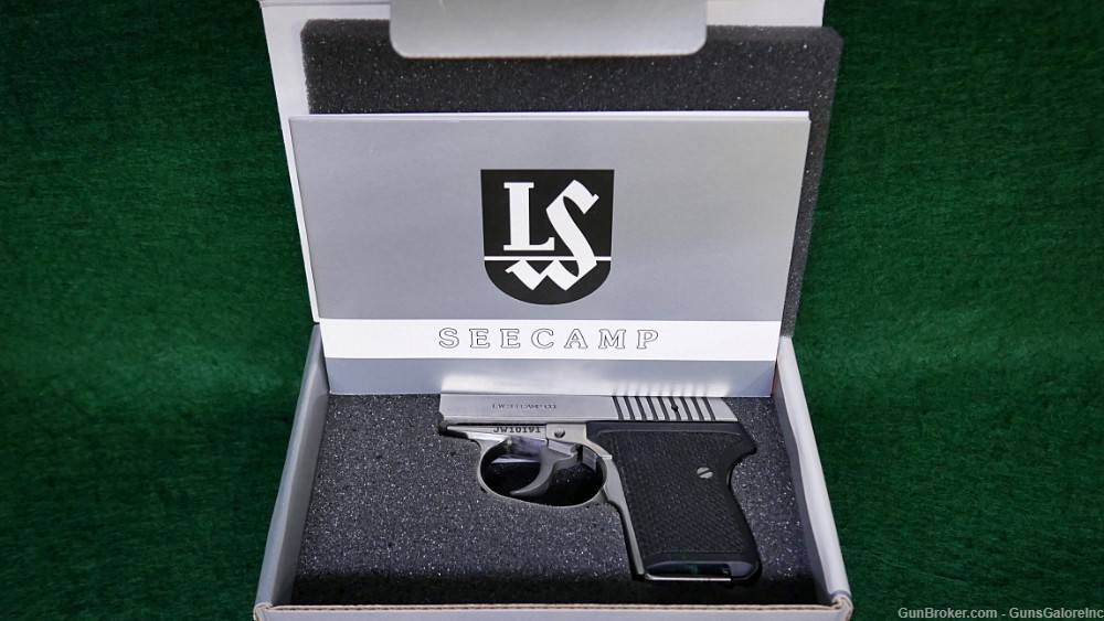 Seecamp LWS 32 .32acp Stainless Steel New in Box-img-3